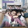 Custom Name JuL C'est Pas Des Lol Bedding,Quilt Set Quilt Cover Pillowcase Home Birthday Gift(1 * Duvet Cover + 2 * Pillowcase, Without Core) -HE73