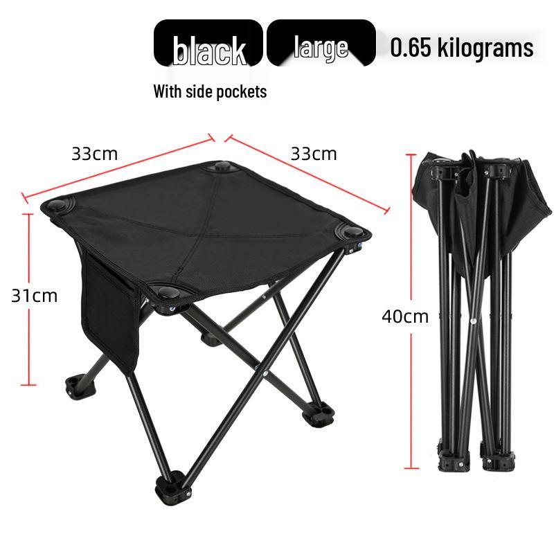 Portable Outdoor Folding Chair for Fishing, Camping, BBQ, Home Use, Kids, and Art Sketching
