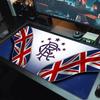 Rangers FC Mauspads Großes Gaming-Tischkissen Rutschfest Laptop Tablet Großes Mauspads XXL Matte Mini-PC Spielmatte Mit Verriegeltem Rand