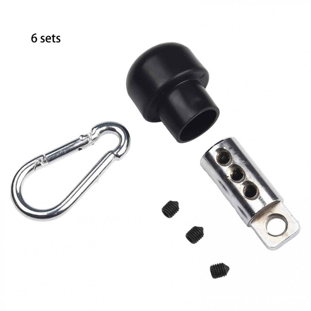 Gym Machine Cable Stopper Plastic+metal Wire Connector 1 Set