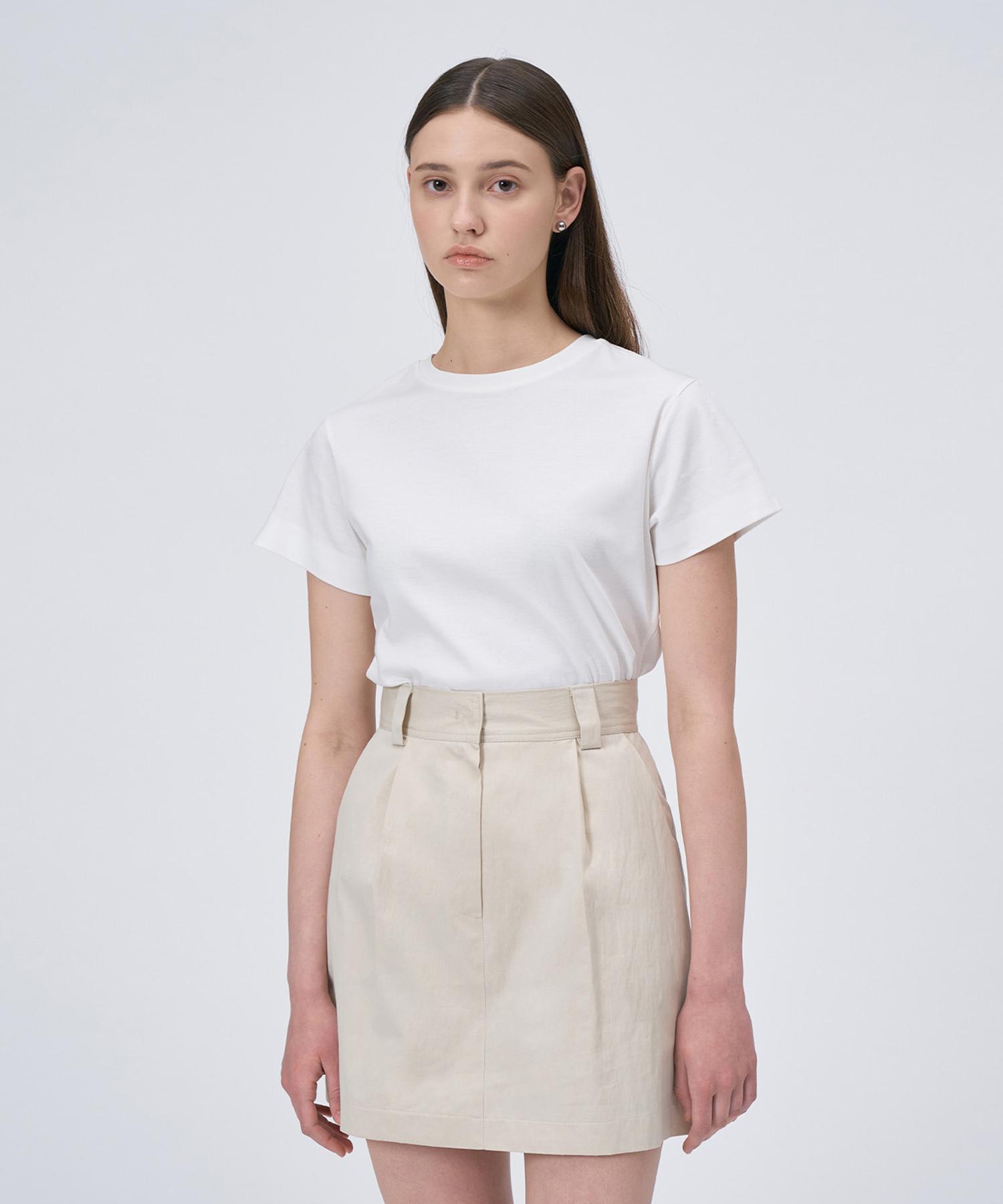 Rene J Round Basic T-Shirt Yellow/Os
