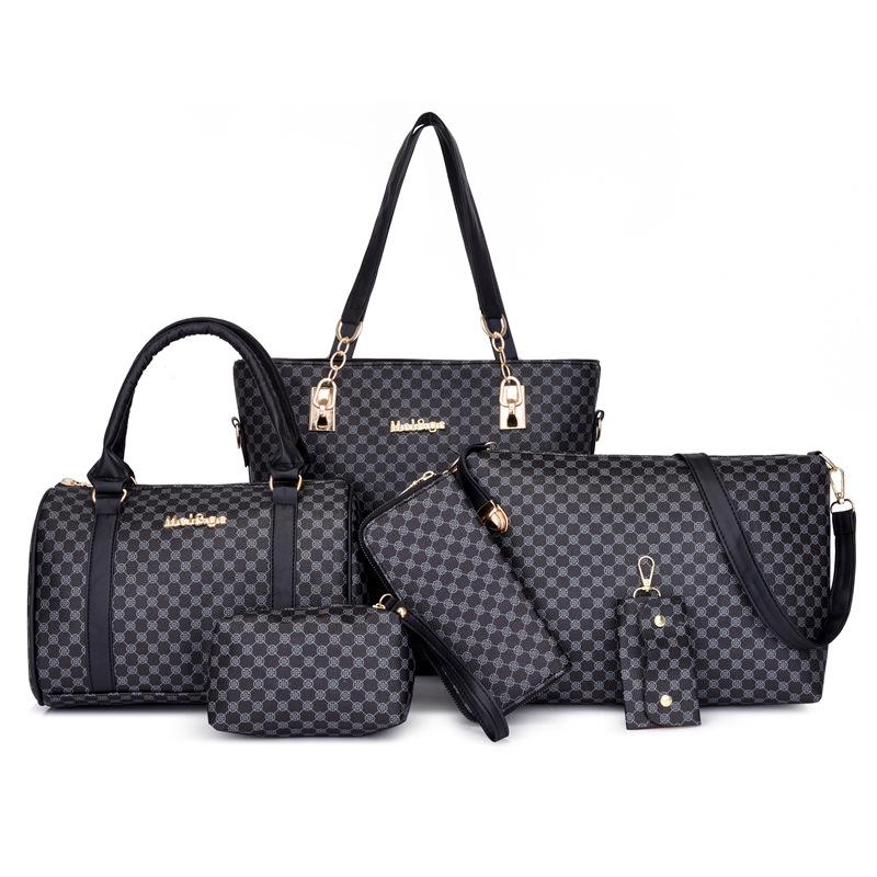 Women's Bag One Shoulder Handheld Crossbody Bag European and American Retro Large Capacity Mother and Child Bag