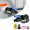Nockenschloss-Anschluss IBC-Container-Adapter Gartenbewässerung Hochfluss-Kugelhahn Nockenschloss-Anschlüsse 2 Nockenschloss-Anschlüsse, 3/4 GHT