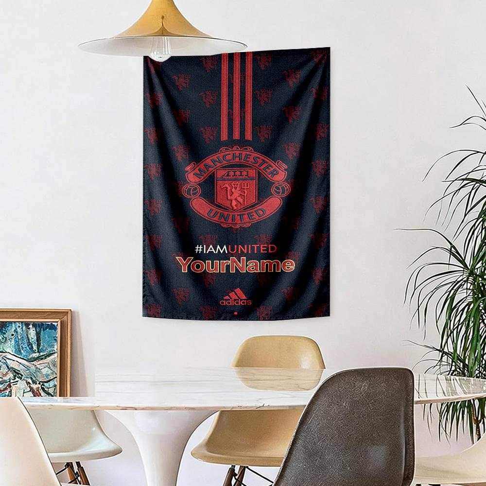 Manchester Custom Your Name Wall Decor Tapestry Art For Pet Memorial Birthdaywedding Party Backdrop Family Gift