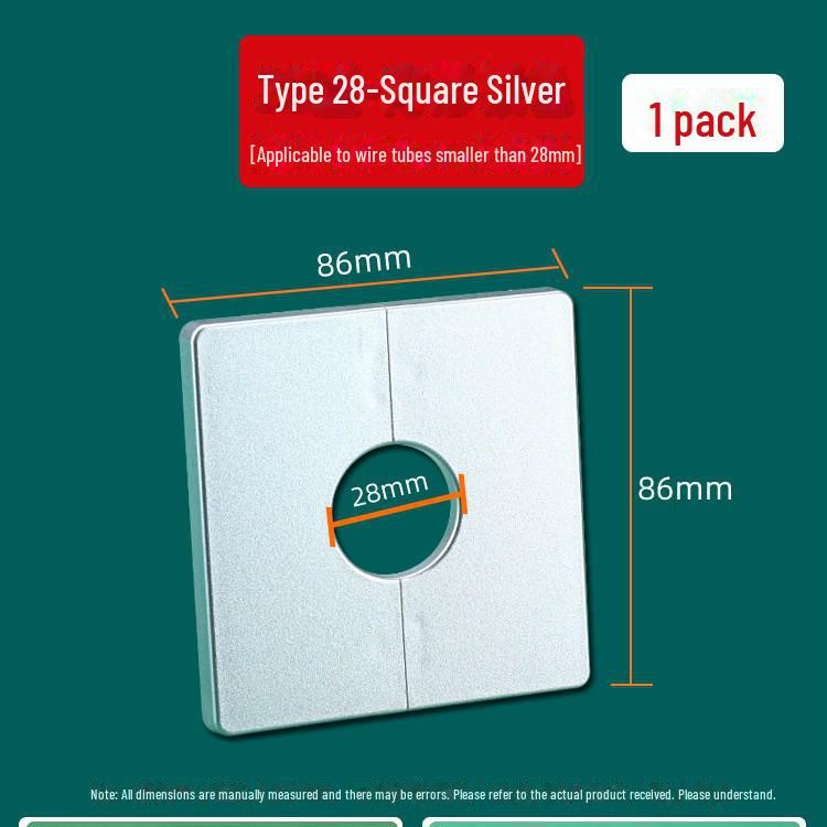 "Cubierta Decorativa para Agujero de Pared para Tuberías de Aire Acondicionado y Grifo"