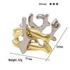 Intelligence Puzzle Zinc Alloy Disentanglement Rings - Unlock Nine Linked Rings Kongming Luban Lock Educational Toy