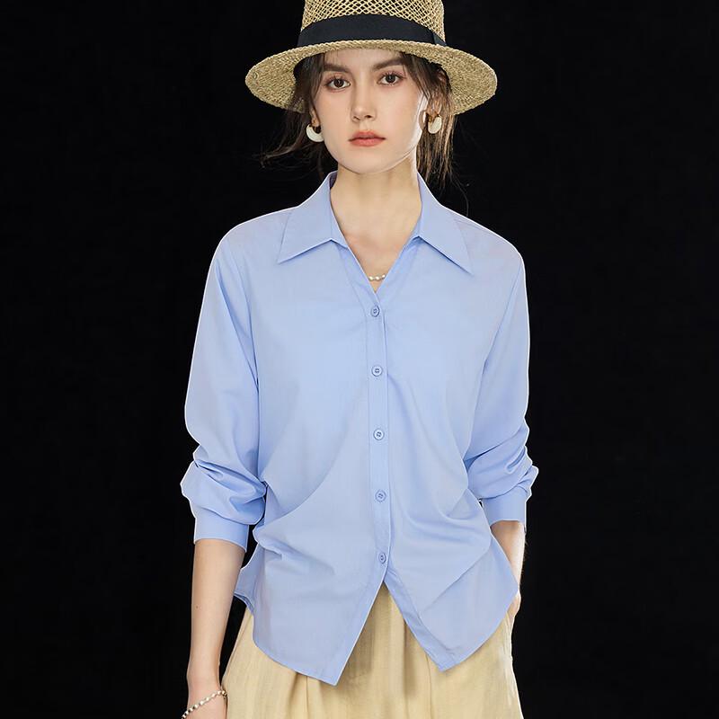 Modal Blend Turn-Down Collar Commuter Shirt