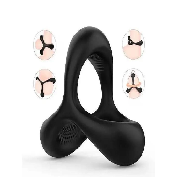 Adult Toys Triangle Men Penis Ring Sex Products Cock Ring Sperm Lock Gadget Long Lasting Chastity Cage For Men