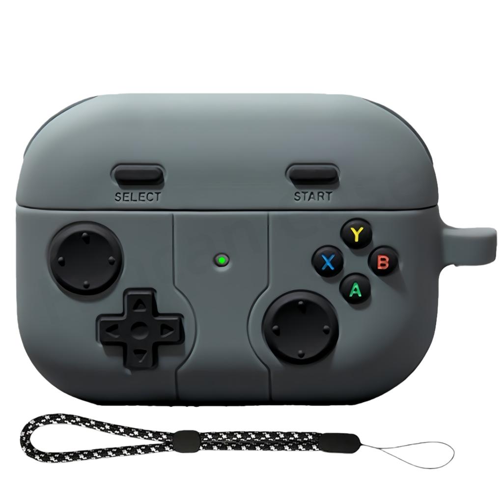2026 Earphone Case for AirPods Pro 3/4 Retro Handheld Game Console Design Soft Silicone Protector Case Cover For Apple Airpods 4