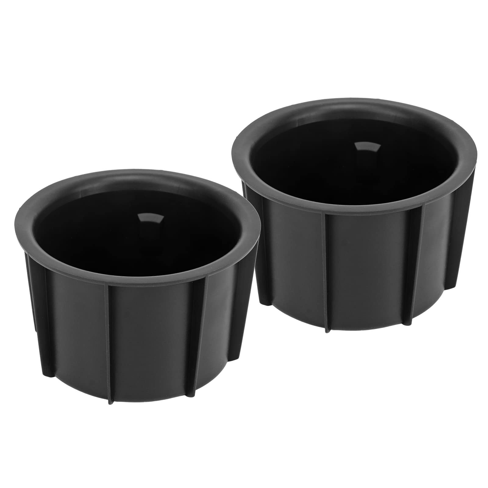 

1 Pair Console Cup Holder Center Console Cup Holder Insert ABS 55616‑35010 Replacement FJ Cruiser 2007‑2014 чёрный