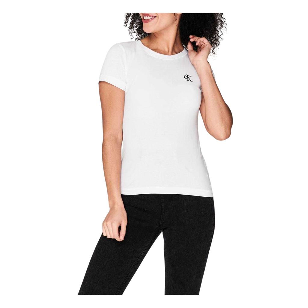 Calvin Klein Womens/Ladies Cotton Slim Short-Sleeved T-Shirt
