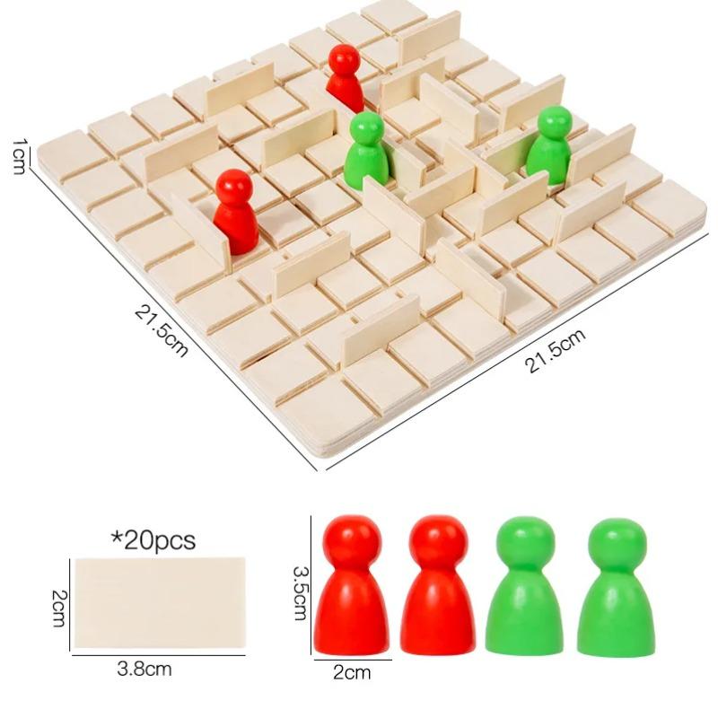 Quoridor Board Game Puzzle Toys 2 Players Funny Parent-Child Interaction Game Chase And Intercept Battle Game Gifts