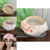 Stylish Japanese Sweet Bowknot Button Cloud Beret Hat For Women In Summer Lightweight Versatile Design