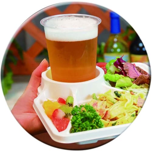 Cup Holder Plates, 23cm, 12 pieces, TS-85