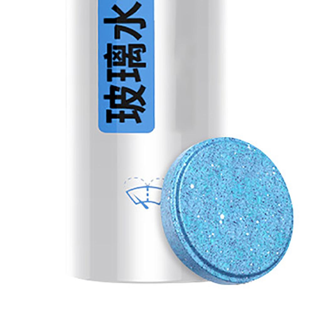 Car Glass Washer Concentrated Effervescent Tablets Windshield Glass Washer Tablets Wiper Cleaning Tablets for Car Home