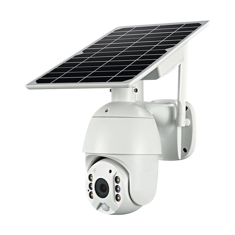 HD Wireless Solar Dome PTZ Camera: 4G/WiFi, Outdoor, Waterproof