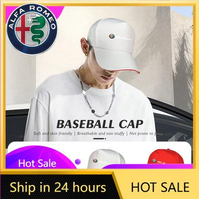 Autocollants de Voiture Pour Alfa Romeo Pour Alfa Romeo Casquette de Baseball Unisexe Décontractée Vintage en Coton Chapeau Anti-Soleil Casquette de Sport 159 Giulietta Giul