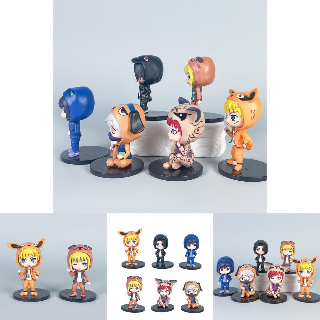 Naruto Pvc Articulated Figures With 7-9cm Style For Collectors And Display