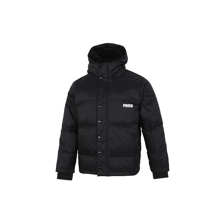 PUMA Logo Puffer Jacket Black Men s 534934-01 XL