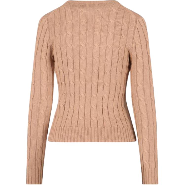 Polo Ralph Lauren Round Neck Long Sleeve Solid Color Sweater Women Sweater 211971795002