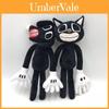 Adorable Siren Head Series Black Cat Plush Toy Cozy Stuffed Doll For Collectors