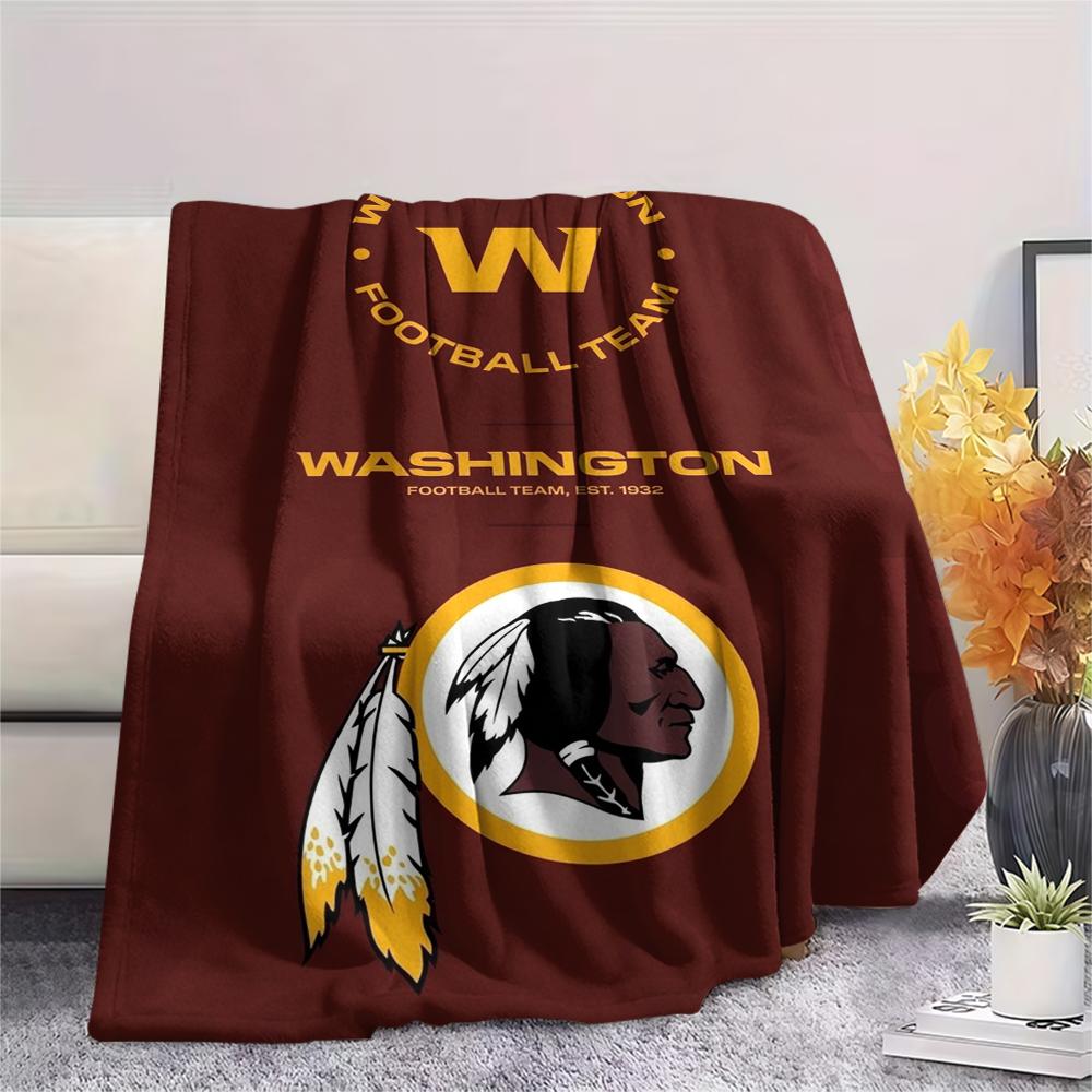 Washington Commanders Print Flannel Blanket, High quality Comfortable for All Seasons, Home Decor, Warmth and Comfort, Perfect for Christmas Gifts