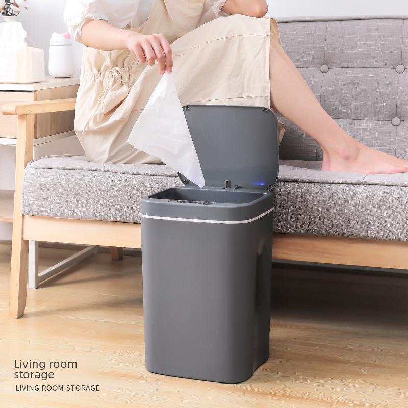 Smart Induction Waterproof Bathroom Trash Can