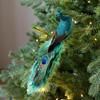 Foam Craft Peacocks With Delicate Design Sparkling Detail Christmas Tree Toppers Ideal For Indoors Outdoor Holiday Decors