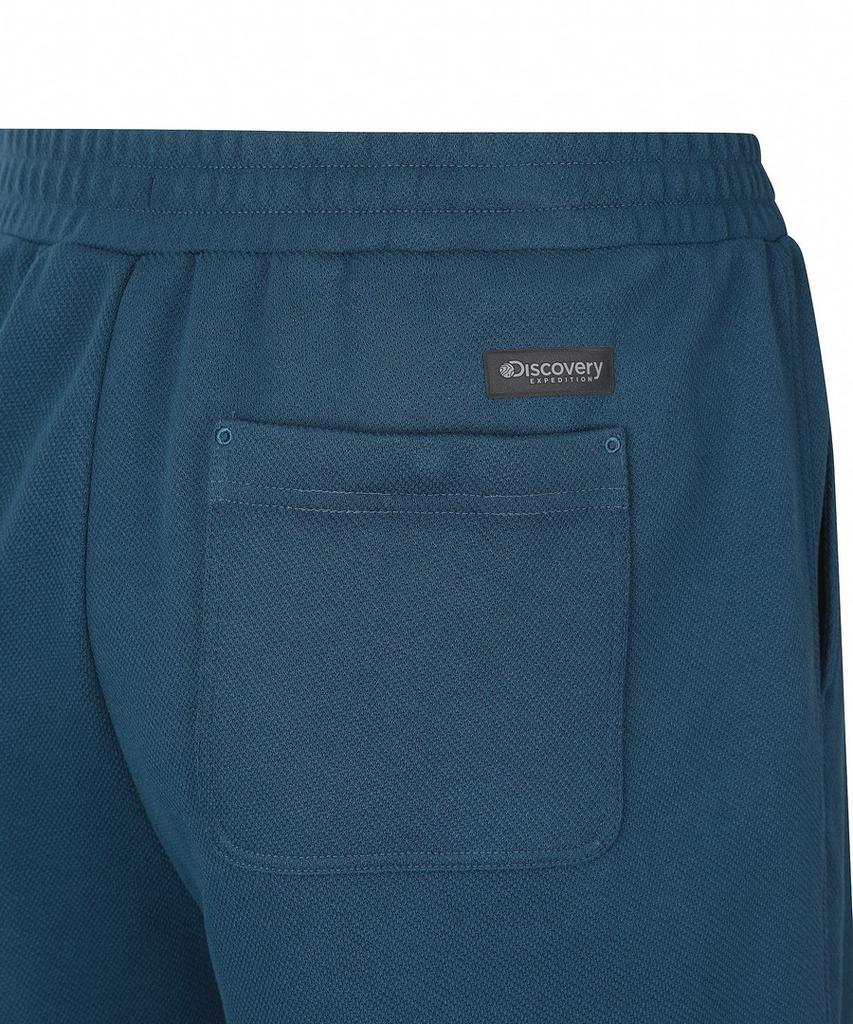 DISCOVERY EXPEDITION Men'S Freshvent Jacquard Training Knee-Length Shorts (D/Turquoise)