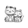 Cute Cat Paw Puppy Heart Beaded Bracelet DIY Jewelry Accessories Charm