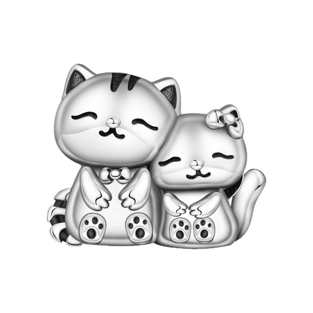 Cute Cat Paw Puppy Heart Beaded Bracelet DIY Jewelry Accessories Charm