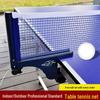 Universal Retractable Whale Ping Pong Net - Portable Outdoor Table Tennis Net with Stand