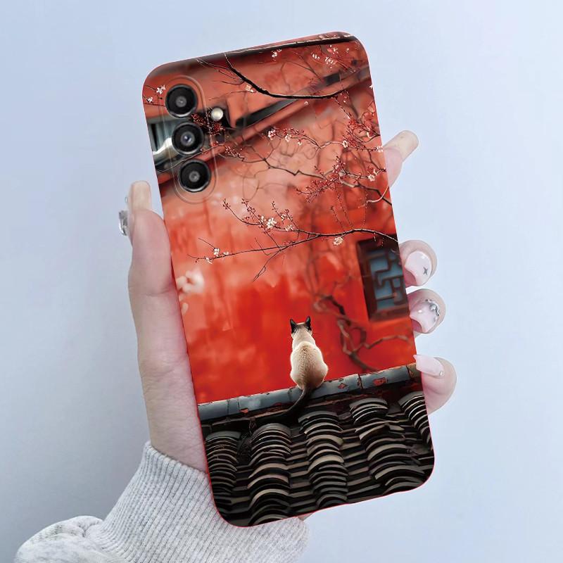 For Samsung A16 A56 5G Phone Case Butterfly Flower Girls 2025 Design Soft Silicone TPU Back Housing for Galaxy A 16 A 56 Covers