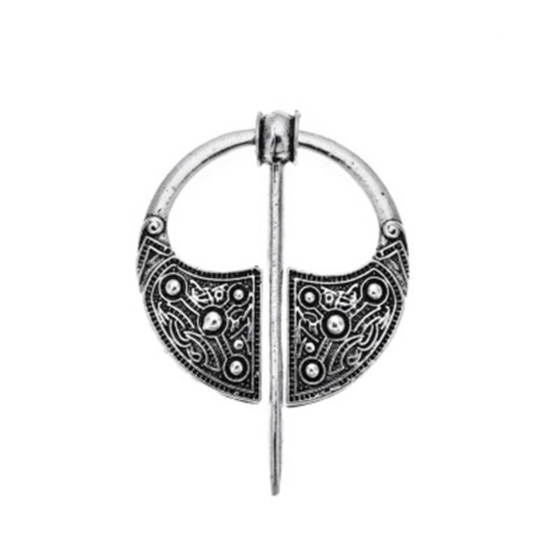 New Fashion Women Hand Forged Medieval Norse Runic Viking Jewelry Vintage Wulflund Belt Buckles Viking Cloak Brooch Cloak Pin