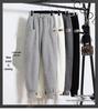 Women's Gray Fleece-Lined Sweatpants 2025: Loose, Versatile Autumn/Winter Joggers - Trendy Harem Style Casual Pants.