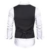 Gilet casual da uomo in stile europeo, ispessito, slim fit