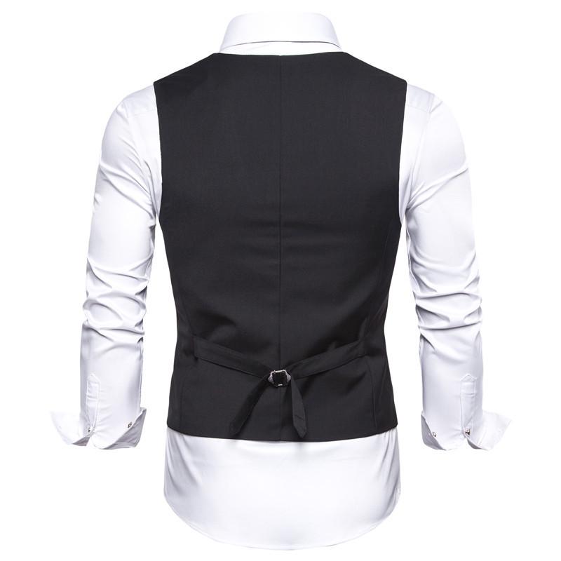 Gilet casual da uomo in stile europeo, ispessito, slim fit
