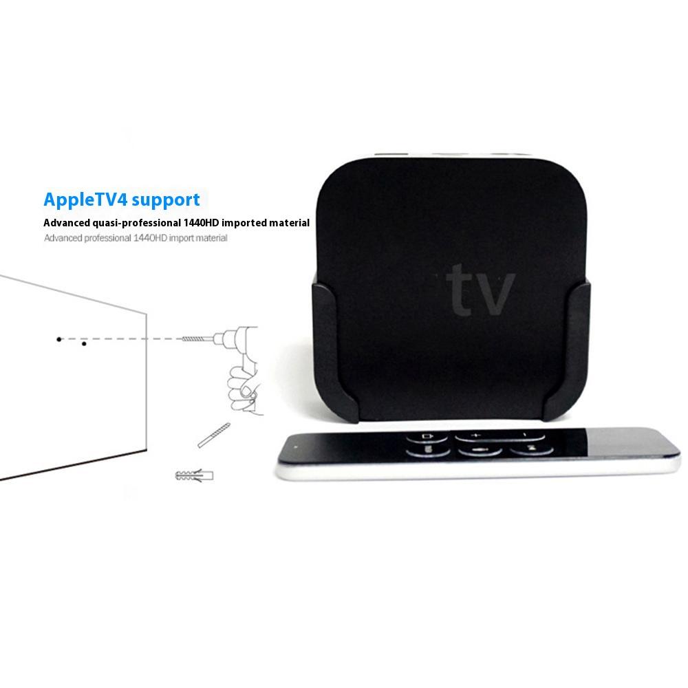 For Apple TV 4 Wall Mount Bracket Plastic Holder Stand