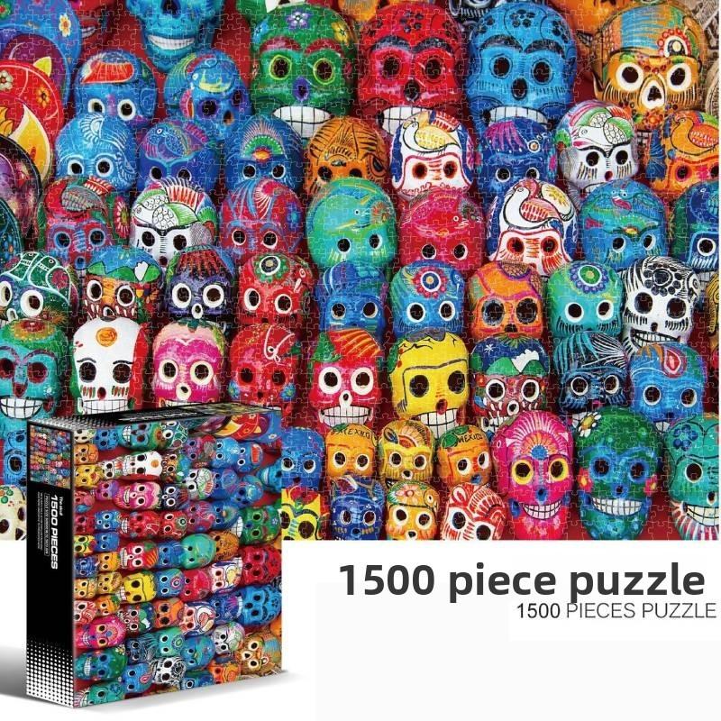 Jigsaw With Puzzle Bird Houses And World Renowned Flat Paintings For Teens Gift