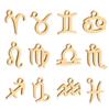 5Pcs/Lot Stainless Steel 12 Zodiac Sign Charms Mini Constellation Pendants DIY Handmade Craft Necklace Bracelet Jewelry Making