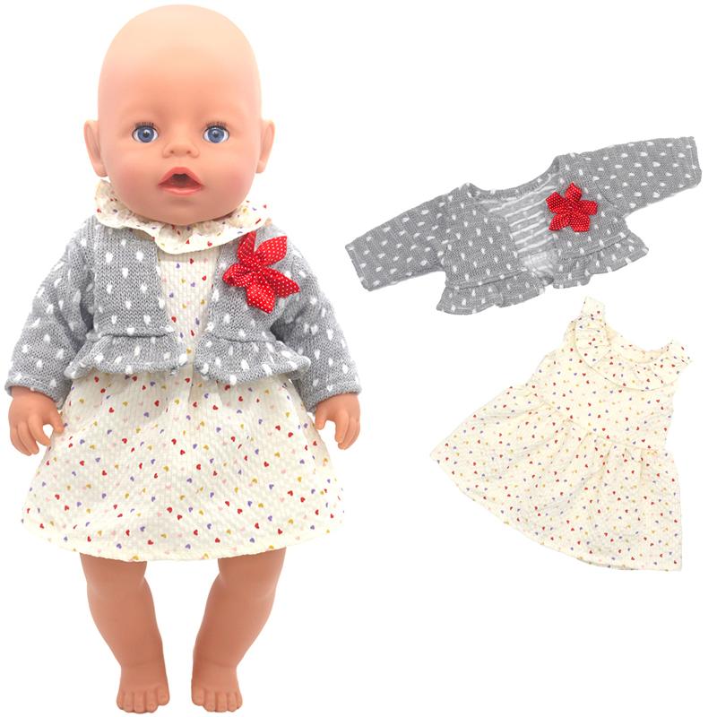 Baby-Puppe Kleidung Strampler für 40cm 38cm Baby-Puppe Mantel Winterkleidung Dropshipping