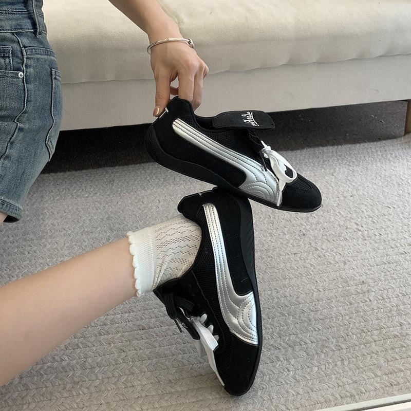 

Black platform Forrest Gump shoes for women s new spring, autumn and winter sports and leisure board shoes in 2025 to increase the height of German tr 35 чёрный