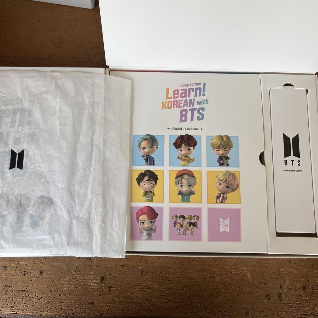 [USED] Learn! KOREAN with BTS Japan with flashcards