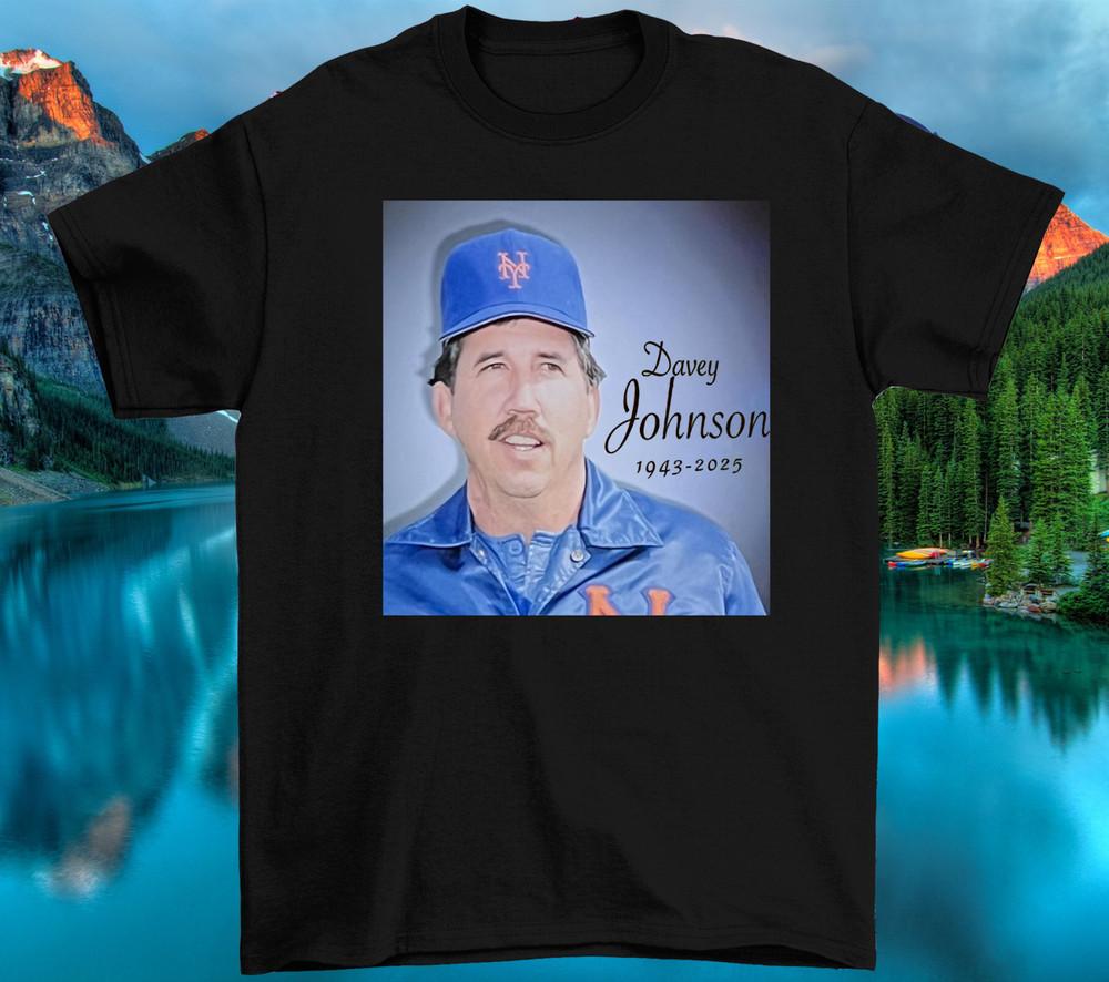 Davey Johnson Black cotton short sleeve T Shirt S-5XL Unisex T-Shirt XXXXL