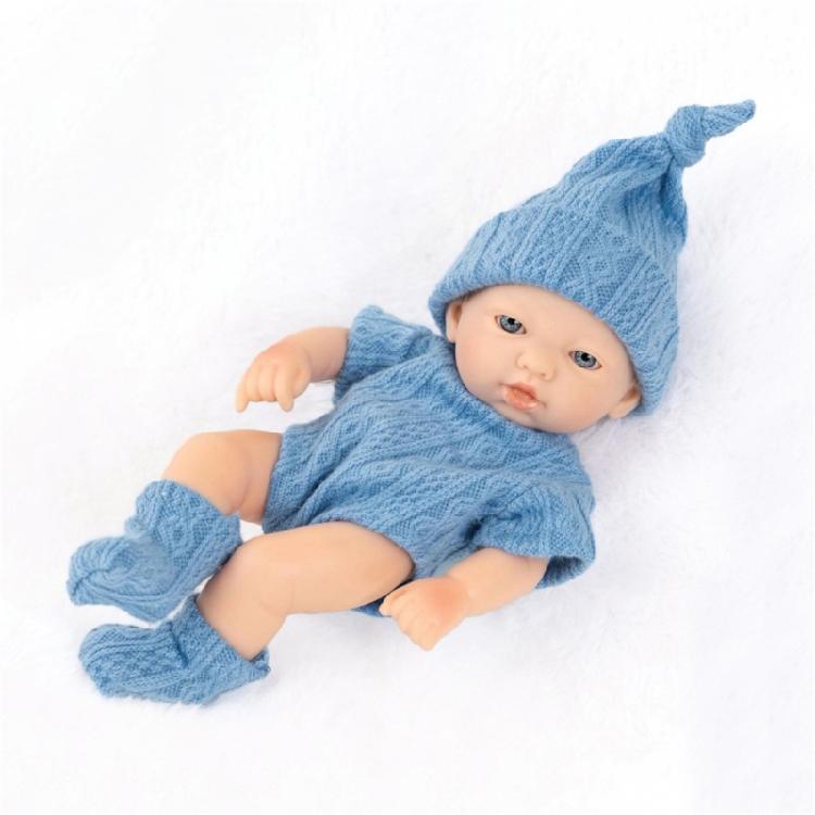 7in Life Like Reborns Toy Dolls Figure Interactive Soft Baby Dolls that Looks Real with Changeable Clothes