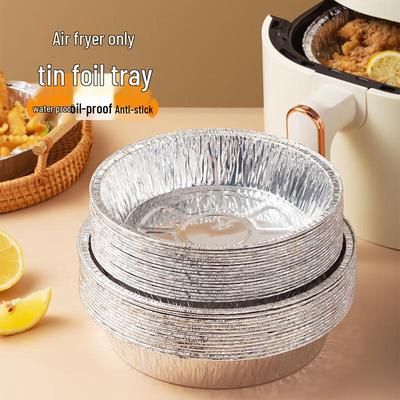Household Oil-Absorbing Air Fryer Aluminum Foil Tray for Oven and Barbecue