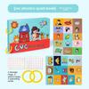 Interactive DIY Kids Busy Book Toy 1-10 Quantity Word Cognition Alphabet Puzzle Game  Kids