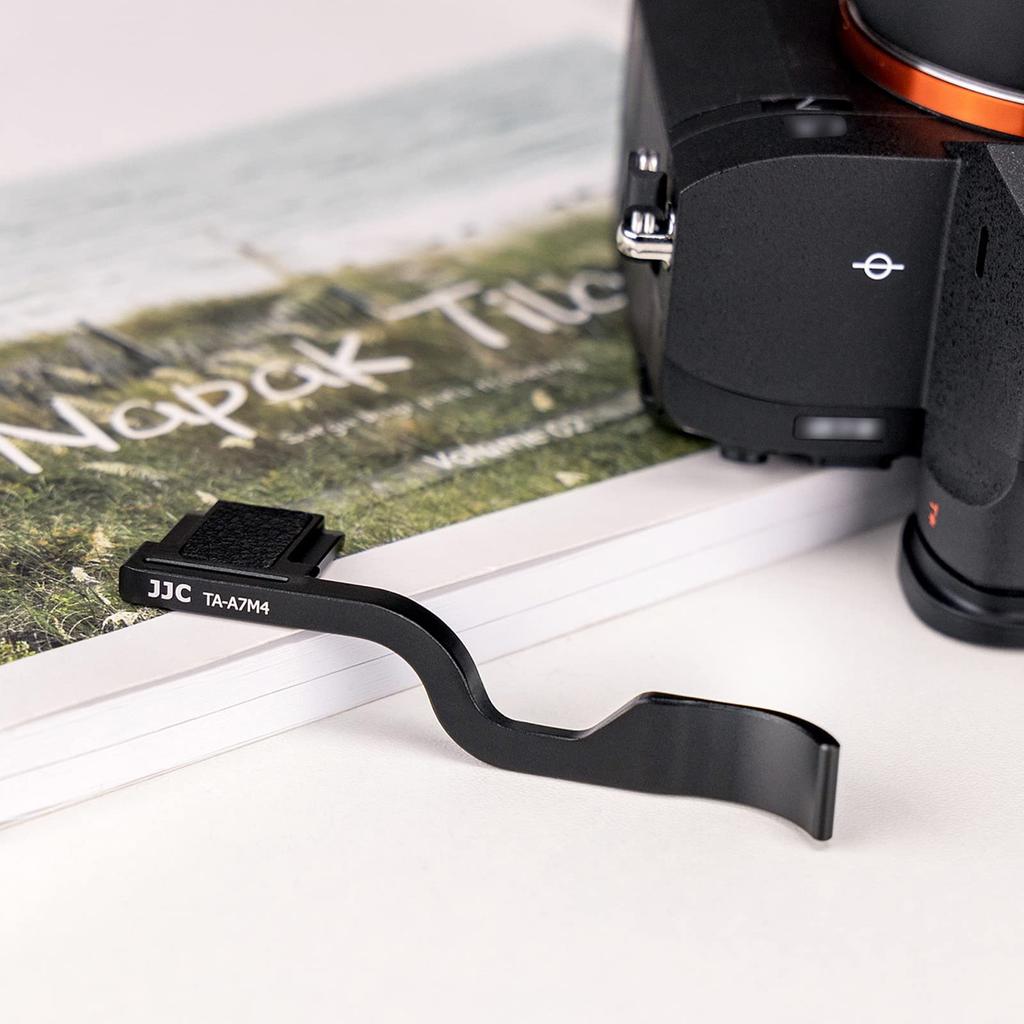 JJC Grip Metalic pentru Deget Mare pentru Camerele Sony și A7IV Ușor de Atașat și Îmbunătățește Aderența Camerei A9III, A7RV, -
