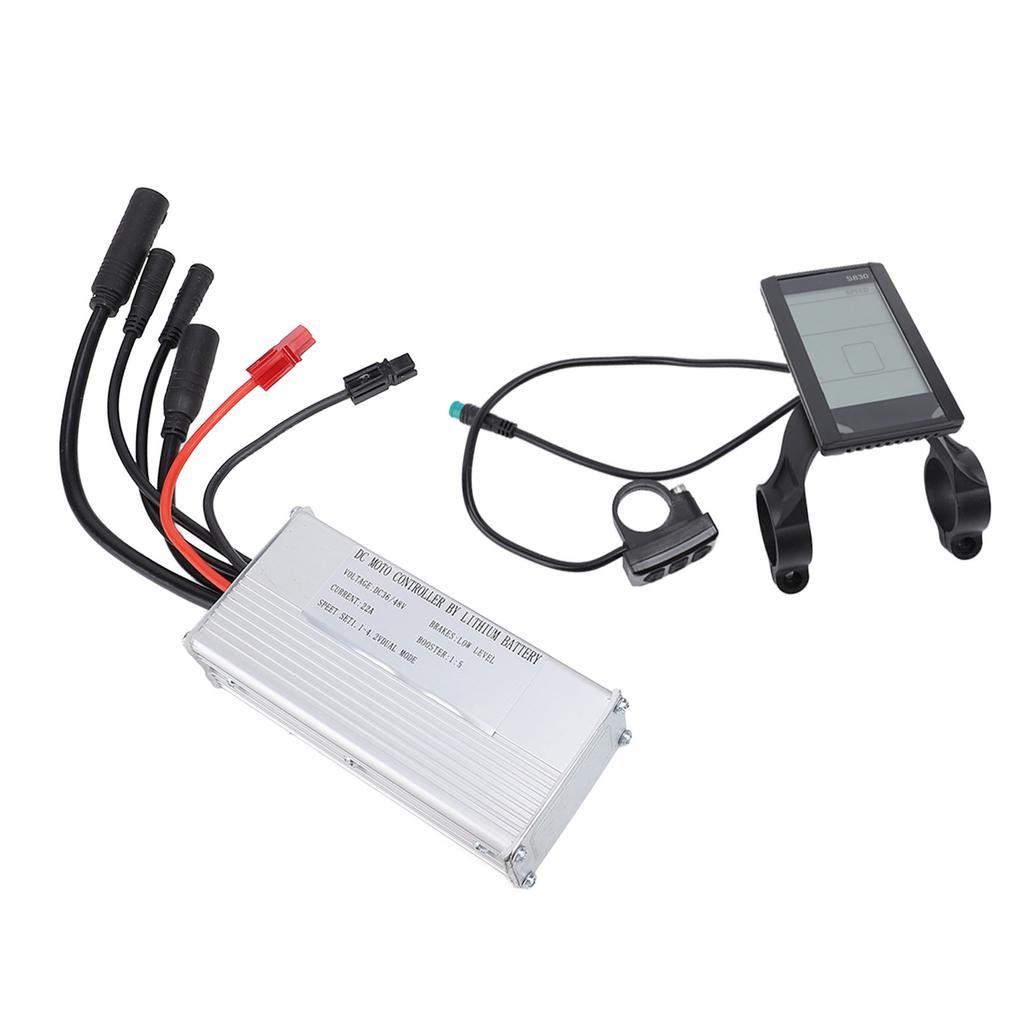 Electric Vehicle Modification Kit 22A Water Proof Controller S830 LCD Panel Throttle Lever Assist Sensor for 500W Motor