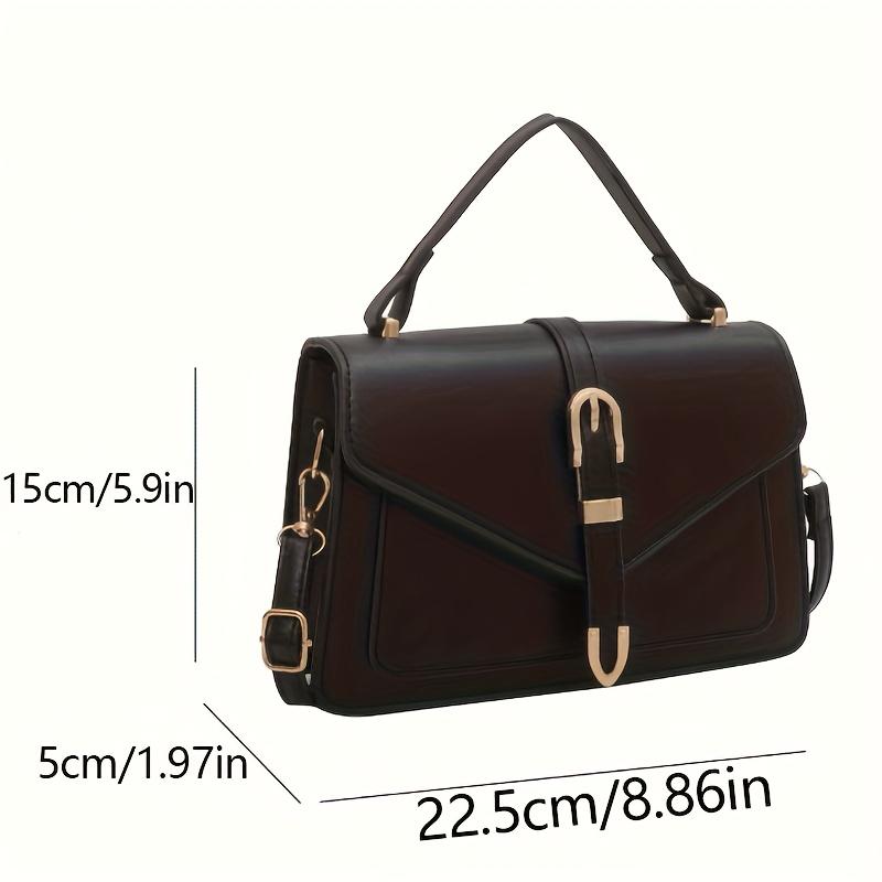 An Elegant Women'S Crossbody Bag, Suitable for Women And Men, Single-Color Crossbody Bag, Adjustable Shoulder Strap, Zipper Closure